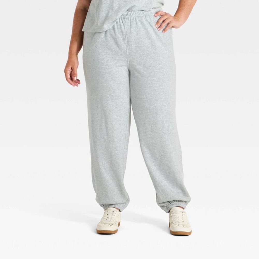 Women's Balloon Jogger Pants - Universal Thread Gray 3X